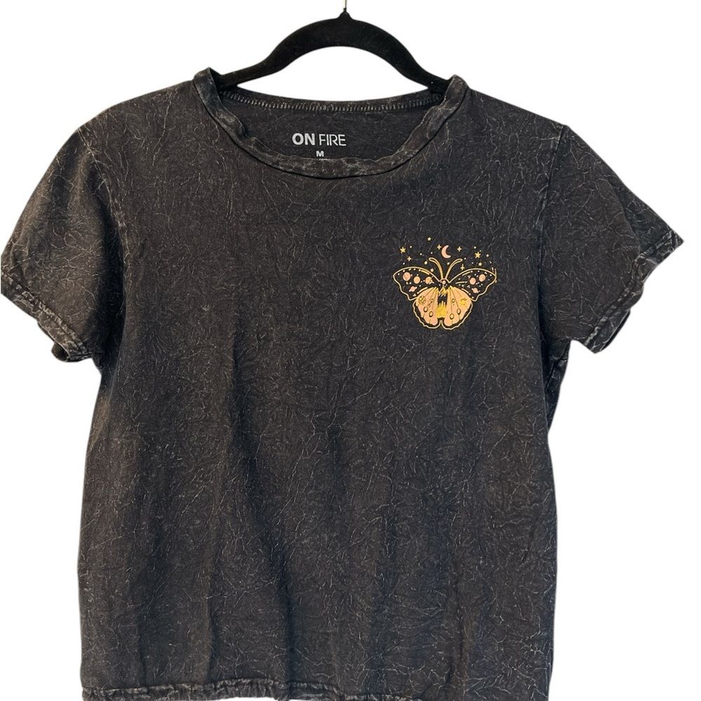 Pure-Fire Kid's Black And Yellow T-Shirt